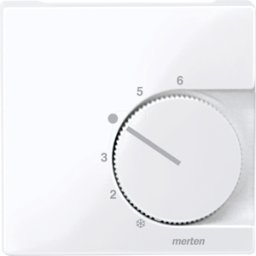 MERTEN ME SM 534725 - Sistema M, regulador de temperatura ambiente, placa central, bla