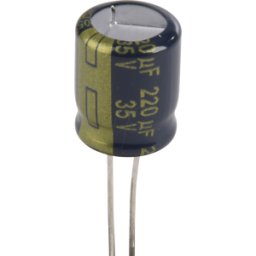 PANASONIC FC-A 220U 35A - Elko radial, 220PG, 35V, 105°C, low ESR, AEC-Q200
