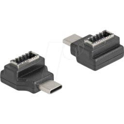 DELOCK 67235 - Adaptador USB 10 Gb/s Clavija C > Clavija Tipo-E A hembra