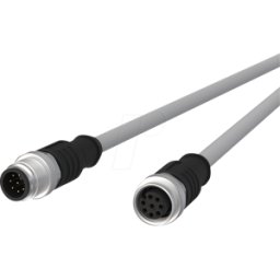 METZ CONNECT MC 142MKA12010 - Cable de sensor, M12, 8 polos, ac > KU, 1 m