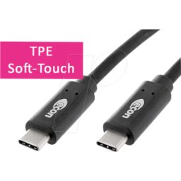 ECON CONNECT ECON U32CC1SW - Cable USB 3.2, conector C a conector C, 1 m