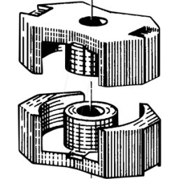 TDK ELECTRONICS EPCO B65887-E-R8 - Núcleo de ferrita, 12,5 micras, material: N87