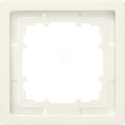 SIEMENS SIE 5TG1321 - Estilo DELTA, marco blanco de titanio, 1 velocidad, 82x 82mm