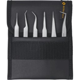 BERNSTEIN BERN 5 050 A - Juego de pinzas SMD, 6 piezas, con bolsa
