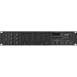 IMG STAGELINE IMG MPX-622/SW - Mesa de mezcla de audio estéreo de 6 canales