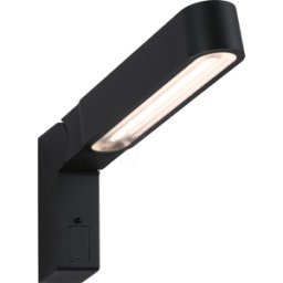 PAULMANN PLM 94549 - Luz de pared, 6 W, 450 lm, 3000 K, IP44, Sensor de movimiento