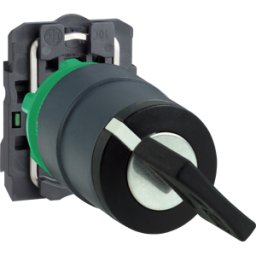 SCHNEIDER ELECTRIC XB5AG21 - Interruptor de llave, Harmony XB5, negro, 22 mm, enclavado, 1S