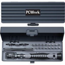 PCWORK PCW 08H - Juego de brocas, 25 piezas mezcladas, destornillador de precisi&