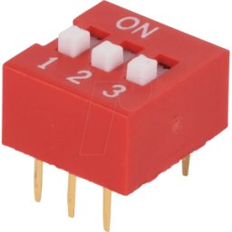 FREI NT 03 - Interruptor DIP, horizontal, 3 pines