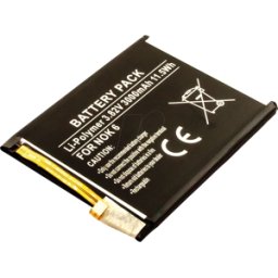 ECO GMBH AKKU 13357 - Batería para smartphone para dispositivos Nokia, Li-Po, 3
