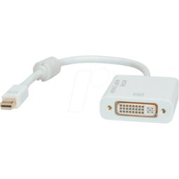 ROLINE 12033137 - Adaptador DisplayPort, Mini DP macho a DVI hembra