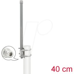 DELOCK 12695 - Antena, 433 MHz, conector hembra N