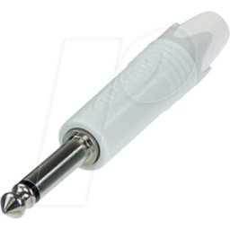 NEUTRIK NP2X-WT - Conector Jack de 2 clavijas, 6,35 mm, blanco