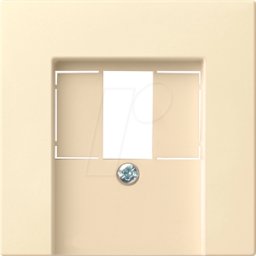 GIRA55 TAE CWG - Cubierta para TAE y USB crema blanco brillante