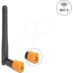 DELOCK 81493 - Antena, omnidireccional, articulación inclinable, negro
