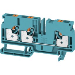 WEIDMÜLLER A3C 6 BL - Klippon® Connect feed-through terminal, A-series, green/yellow