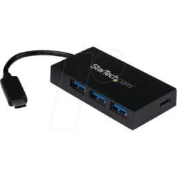 STARTECH.COM ST HB30C3A1CFB - Concentrador USB 3,0 de 4 puertos Tipo-C > 1x Tipo-C 3x Tipo-A..