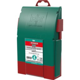 HELLER BOHR 4P SET 5 - Juego de brocas para martillo, SDS-plus, 4Power, 4 - 12 mm, 7 pi