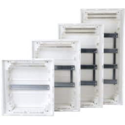 F-TRONIC HWV12+2ST - Colector pequeño Jumbo, 12 módulos, 1 fila, pared