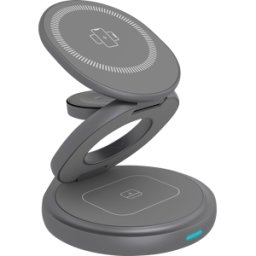 ICYBOX ICY SH101-CH - Cargador Qi, 15 W, 3 en 1, plegable