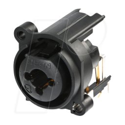 REAN RCJ6FA-H0 - XLR receptáculo de 3 pines combinado con conector jack es