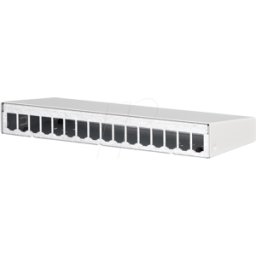 METZ CONNECT BTR 130861-1602E - Módulo carcasa AP, 16 puertos, blanco puro, sin equipar