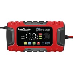 KRAFTMAX BC-360 - Cargador automático del coche, plomo-ácido, bater&