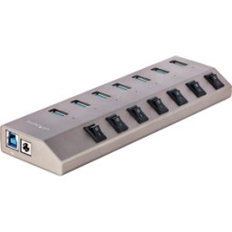 STARTECH.COM ST 5G7AIBS - USB 3.0, 7 puertos USB-C/a Hub, 7 USB-a, con interruptores