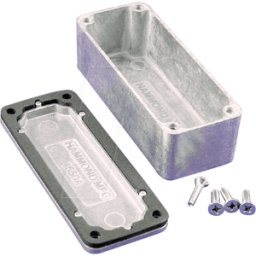 HAMMOND MANUFACTURING 1550WA - Carcasa de aluminio, 89 x 35 x 30 mm, plateado, IP66