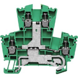WEIDMÜLLER WDK 2.5 PE - Borne de paso Klippon® Connect, serie W verde/amarillo