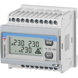 CARLO GAVAZZI EM21072DAV53XOSX - Medidor de energía EM210, 3-fase, pantalla LCD 7-parte, s