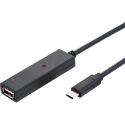 VALUE 12991113 - Cable USB 2.0, conector macho C a conector hembra a, amplificado