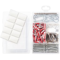FISCHER BEFESTIGUNGSSYSTEME FD 571944 - Caja de decoración EasyDIY, 131 piezas
