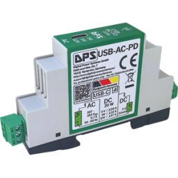 DIGITAL POWER SYSTEMS DPS USB-AC-PD - Fuente de alimentación de modo conmutado, carril DIN, 5/9