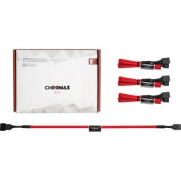 NOCTUA NO NA-SEC1 RT - 2 x 30 cm 4 pin cable de conexión del ventilador, rojo