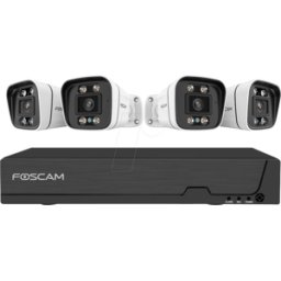 FOSCAM FN9108B4W - Grabador de vídeo en red, set incl. 4 cámaras