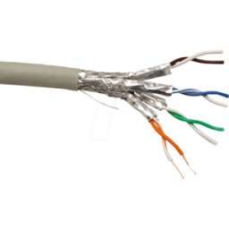 ROLINE 21150883 - Cable de red Cat.6a, S/FTP (PiMF), gris, 100 m