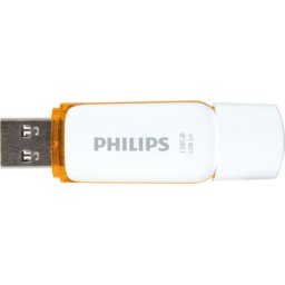 PHILIPS MEDIA PHI FM12FD75B - Memoria USB, USB 3,0, 128 GB, Snow Edition Sunrise Orange