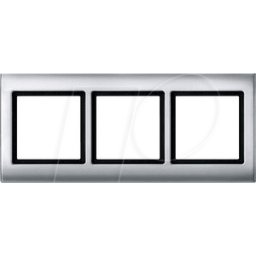 MERTEN EL ME 400360 - Diseño acuático, bastidor, triple, aluminio