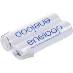 PANASONIC ENELOOP 2AAA 1Z - Batería NiMH, AAA (Micro), 800 mAh, paquete de 2