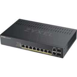 ZYXEL GS19208HPV - Switch, 10 puertos, Gigabit Ethernet, RJ45/SFP, PoE