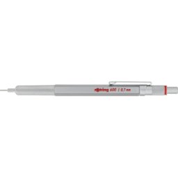 ROTRING 1904444 - Lápiz mecánico ROTRING 600, 0,7mm, plata