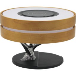 FONTASTIC 260315 - Lámpara LED de escritorio, 2700-6000 K, altavoces, base d