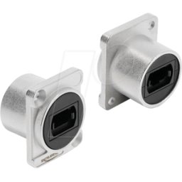DELOCK 91174 - Módulo tipo D MPO socket-to-socket, plata