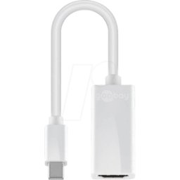 GOOBAY 51729 - Adaptador DisplayPort, conector Mini DP a toma HDMI