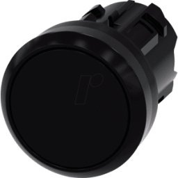 SIEMENS ACT00 0AA10-0AA0 - Pulsador SIRIUS ACT, 22 negro de diámetro