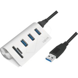 LOGILINK CR0045 - Estación de acoplamiento, USB 3.0, microSD/SD