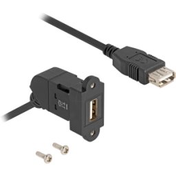 DELOCK 67152 - Cable USB 2.0, A hembra a A hembra, 0,3 m