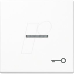 JUNG JG A590 KO5 T WW - Escalera de luz con balancín, llave, duroplast, serie a,