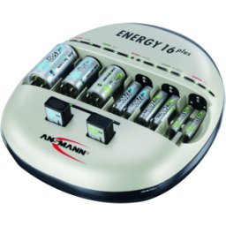 ANSMANN ENERGY 16 PLUS - Cargador de sobremesa Energy 16 Plus, controlado por procesador,